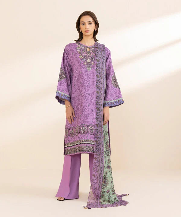 Signature 25-Embroidered Linen Suit U3PESG25V019 For Discount