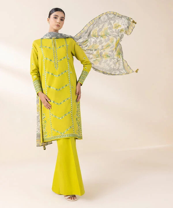 Signature 25-Embroidered Cotton Suit 0U3PESG25V03 on Sale