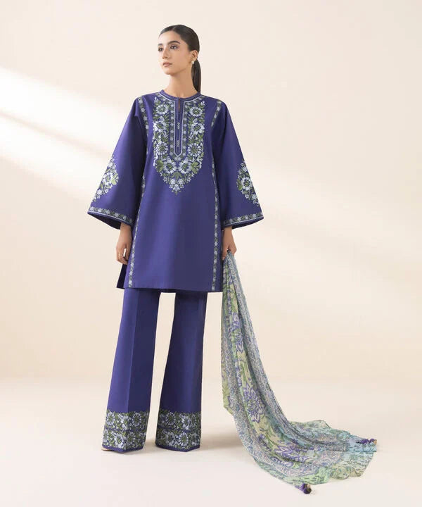 Signature 25-Embroidered Cotton Suit 0U3PESG25V02 on Sale