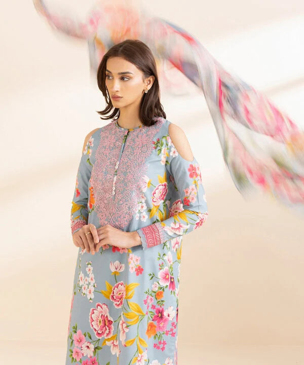 Signature 25-Embroidered Cotton Suit U3PESG25V014 Sale