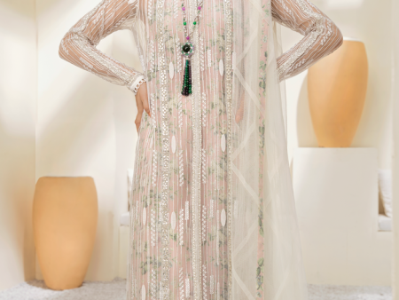 By Sana Yasir Luxury Pret  21 - Blush White - Sale For Discount