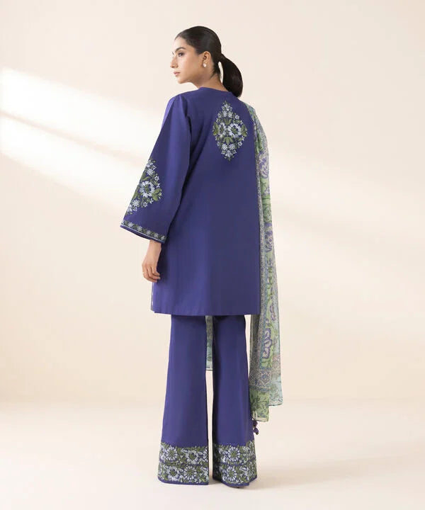 Signature 25-Embroidered Cotton Suit 0U3PESG25V02 on Sale