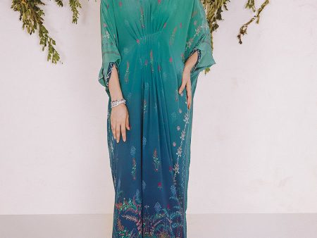 Mayna Festive Luxe Pret 23 - Nehir Ombre Kaftan  - Sale Online now