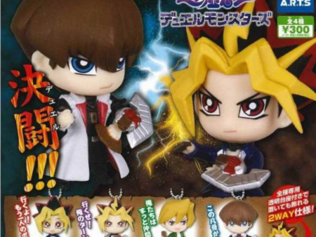 Takara Tomy Yu Gi Oh Gashapon Duel Masters 4 Mascot Strap Collection Figure Set Hot on Sale