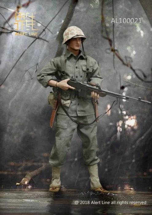 Alert Line 1 6 12  AL100021 WWII U.S. Marine Corps Action Figure Hot on Sale