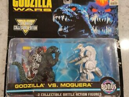 Trendmasters Godzilla Wars Collectible Monster Godzilla vs Moguera 3  Trading Figure For Discount