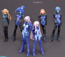 Volks Muv-Luv M.O.E. Age Burning Alternative Ultimate Characters Part 02 6 Figure Set Online Sale