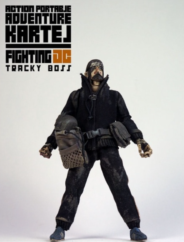 ThreeA 3A Toys 1 12 Ashley Wood Action Portable Adventure Kartel Fighting JC Tracky Boss 6  Figure Discount