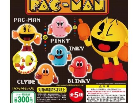 Bandai Capchara Gashapon Pac-Man 5 Collection Figure Set Online