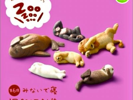 Takara Tomy Panda s Ana Gashapon Zoo Sleeping Animal Part 6 6 Mini Figure Set Online Hot Sale