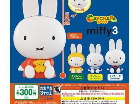 Bandai Capchara Gashapon Miffy Part 3 4 Collection Figure Set Fashion