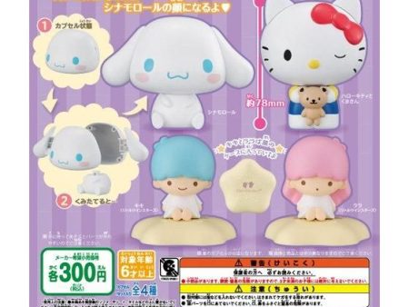 Bandai Capchara Gashapon Sanrio Characters Part 02 4 Collection Figure Set on Sale