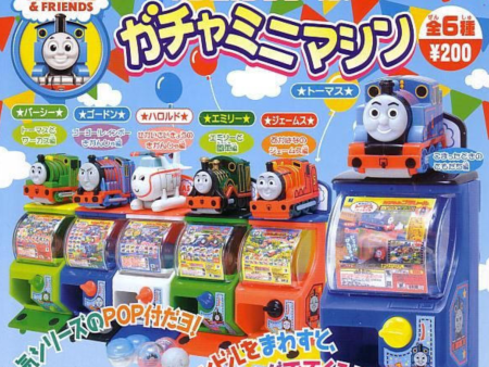 Yujin Gashapon Capsule Thomas & Friends Mini Vending Machine Part 2 6 Collection Figure Set Cheap