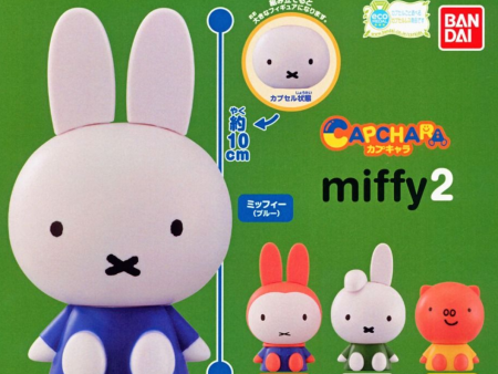 Bandai Capchara Gashapon Miffy Part 2 4 Collection Figure Set Online Hot Sale