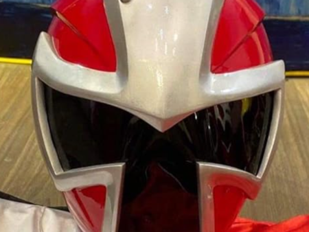 Toei Official 2015 Power Rangers Shuriken Sentai Ninninger Red Fighter Plastic Mask Figure Cosplay on Sale