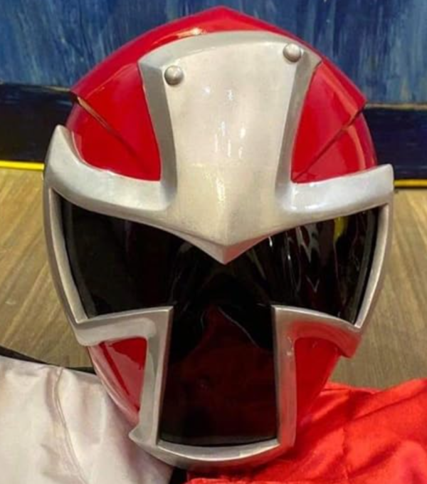 Toei Official 2015 Power Rangers Shuriken Sentai Ninninger Red Fighter Plastic Mask Figure Cosplay on Sale