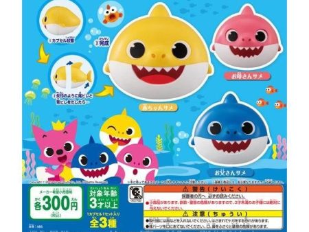 Bandai Capchara Gashapon Pinkfong Baby Shark 3 Collection Figure Set For Cheap