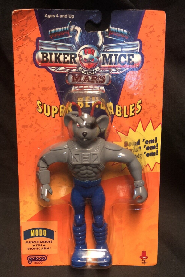 Galoob Biker Mice From Mars Super Bendables Modo ver Action Figure For Sale