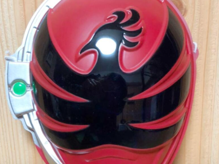 Toei Official 2017 Power Rangers Uchu Sentai Kyuranger Red Fighter Plastic Mask Figure Cosplay Online now