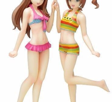 Wave 1 10 Beach Queens The Idol Master M@ster Iori Minase & Yayoi Takatsuki Swimsuit Bikini Pvc Figure Online Hot Sale