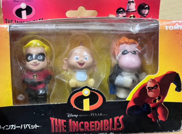 Tomy 2003 Disney Pixer The Incredibles 3 Mini Trading Figure Cheap