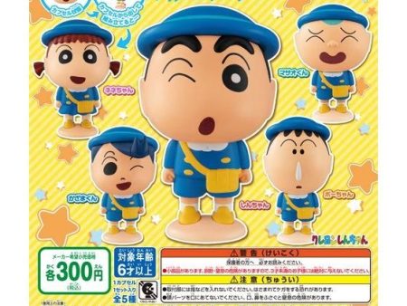 Bandai Capchara Gashapon Crayon Shin Chan Part 6 5 Collection Figure Set Fashion