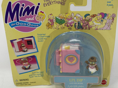 Mattel 1995 Mimi and the Goo Goos Li l Dip and His Book Trading Figure Hot on Sale