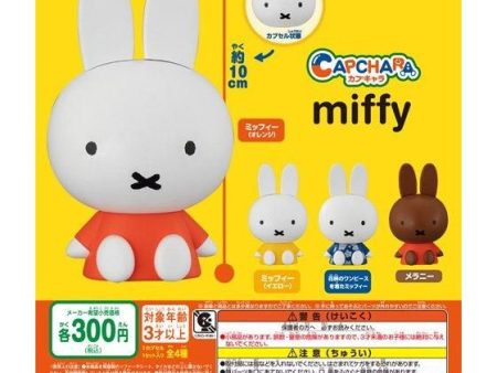 Bandai Capchara Gashapon Miffy Part 1 4 Collection Figure Set on Sale