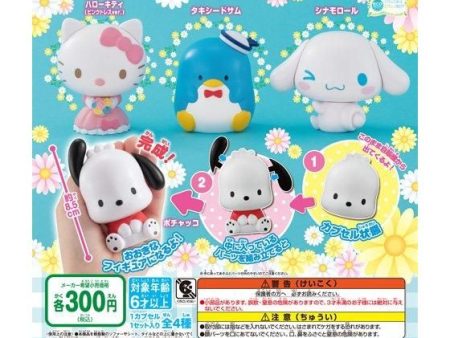 Bandai Capchara Gashapon Sanrio Characters Part 05 4 Collection Figure Set Hot on Sale