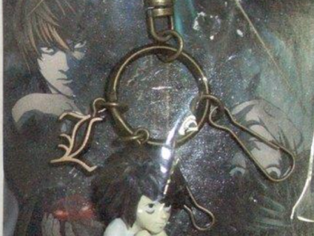 Death Note L Strap Mascot Key Chain Holder Trading Figure Type A on Sale