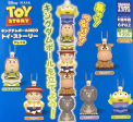 Takara Tomy Disney Pixar Toy Story Gashapon Kingdom Totem Pole Neo Part 2 5 Swing Strap Collection Figure Set For Sale