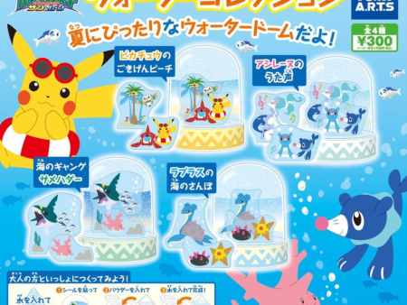 Takara Tomy Pokemon Pocket Monster Sun & Moon Melemele Island 5 Water Ball Collection Figure Set For Discount