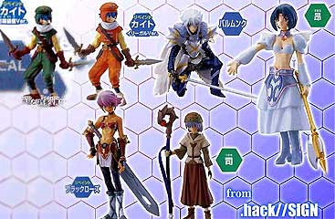 Bandai Hack Sign Gashapon Vol 2 6 Collection Figure Set Online Hot Sale