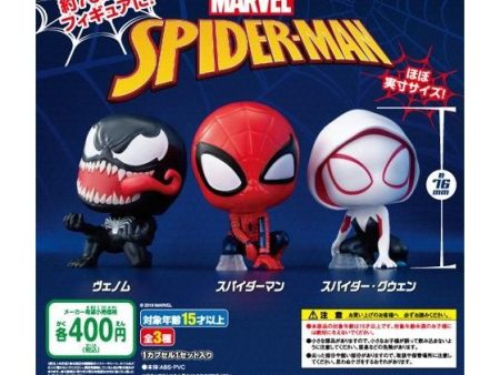 Bandai Capchara Gashapon Marvel Part 01 Spider-Man 3 Collection Figure Set Hot on Sale