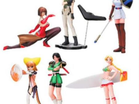 Yujin SR Gashapon Namco Heroine Girls Part 5 6 Collection Figure Set Online