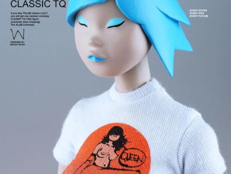 ThreeA 3AA Toys 1 6 12  Ashley Wood Tomorrow Queen TKLUB Classic TQ Blue Hair ver Vinyl Action Figure Sale