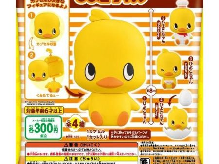 Bandai Capchara Gashapon Nissin Chicken Ramen Baby Chick Hiyoko Chan 4 Collection Figure Set Discount