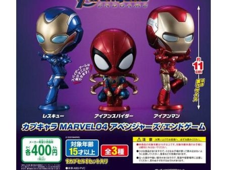 Bandai Capchara Gashapon Marvel Part 04 Avengers Endgame 3 Collection Figure Set Hot on Sale