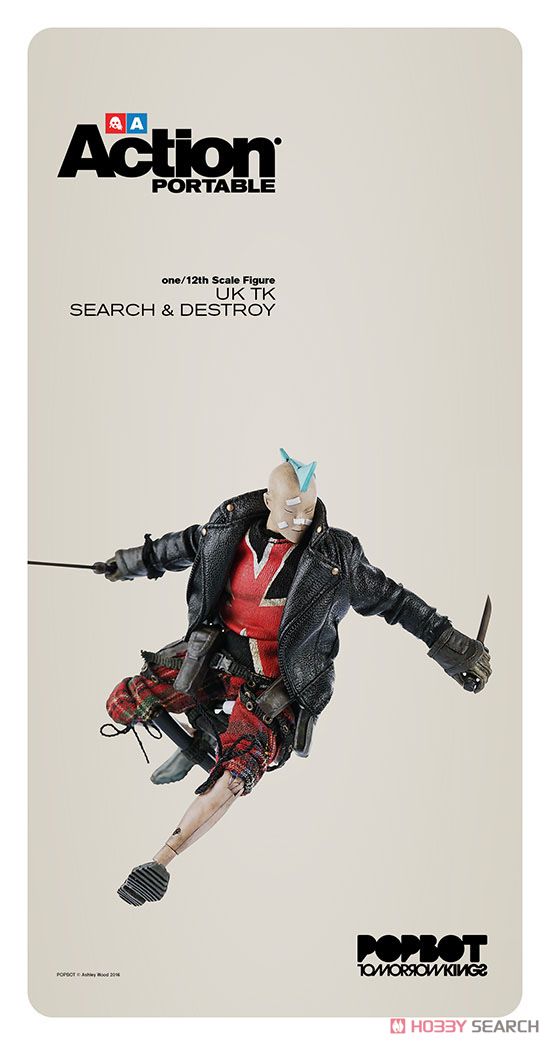 ThreeA 3AA Toys 1 12 Ashley Wood Tomorrow King UK TK Search & Destroy 6  Action Figure For Cheap