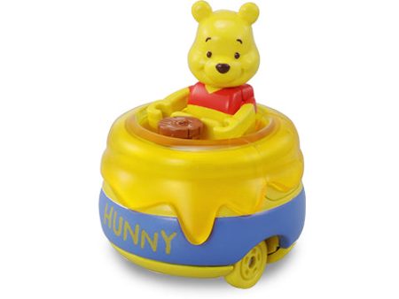 Takara Tomy Dream Tomica Car RD-02 Winnie The Pooh & Honeypot Figure For Discount