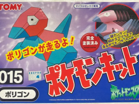 Tomy 1995 Pokemon Pocket Monsters 015 Polygon Wind up Plastic Model Kit Figure Discount