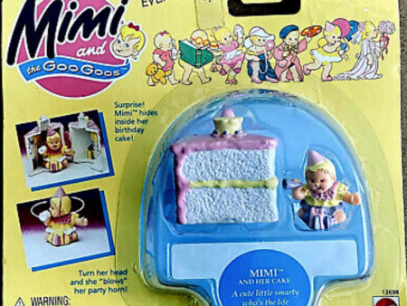 Mattel 1995 Mimi and the Goo Goos Mimi and Her Cake Trading Figure Cheap