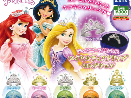 Takara Tomy Disney Characters Gashapon Finger Ring Princess ver 6 Collection Figure Set Cheap