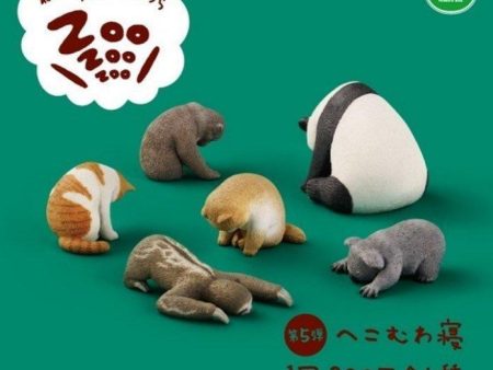 Takara Tomy Panda s Ana Gashapon Zoo Sleeping Animal Part 5 6 Mini Figure Set Online