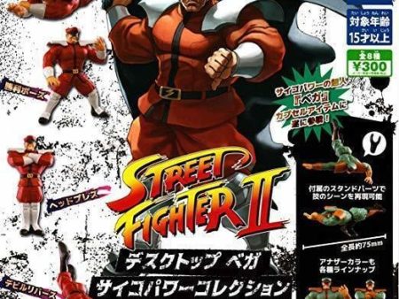 Takara Tomy Street Fighter II Gashapon Desktop Goods M. Bison ver 8 Collection Figure Set on Sale