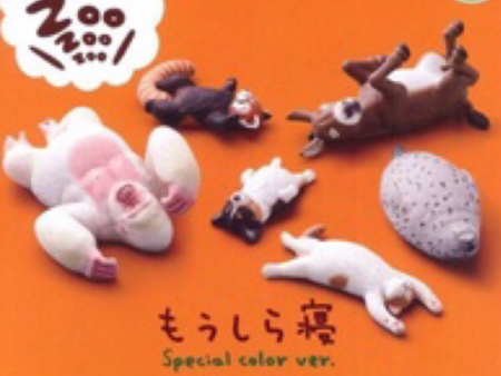 Takara Tomy Panda s Ana Gashapon Zoo Sleeping Animal Part 1 Special Color ver 6 Mini Figure Set Online