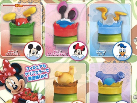 Takara Tomy Disney Gashapon Butt Bottle Cap 5 Collection Figure Set Online Hot Sale