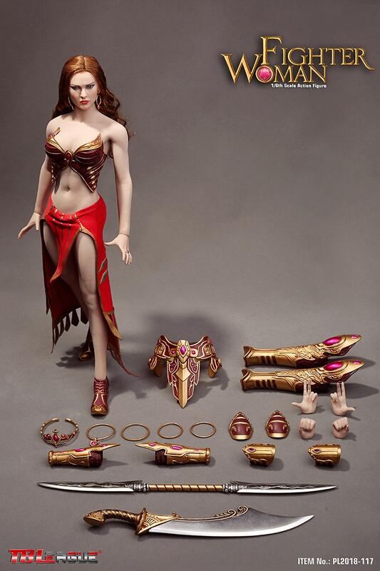 TBLeague 1 6 12  PL2018-117 Phicen Fighter Woman Action Figure Supply