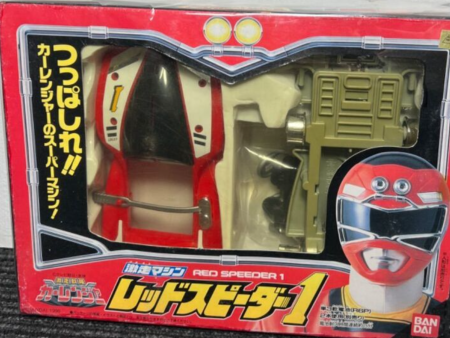 Bandai Power Rangers Turbo Carranger Red Speeder Fighter Action Figure Cheap