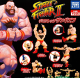 Takara Tomy Street Fighter II Gashapon Desktop Goods Zangief ver 8 Collection Figure Set Sale